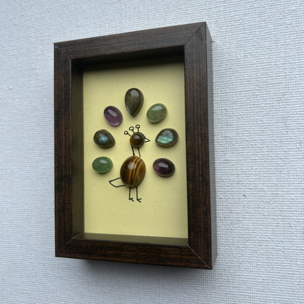 Edelsteen pauw - Afbeelding 2